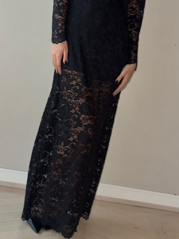 Scarlet Lace Dress