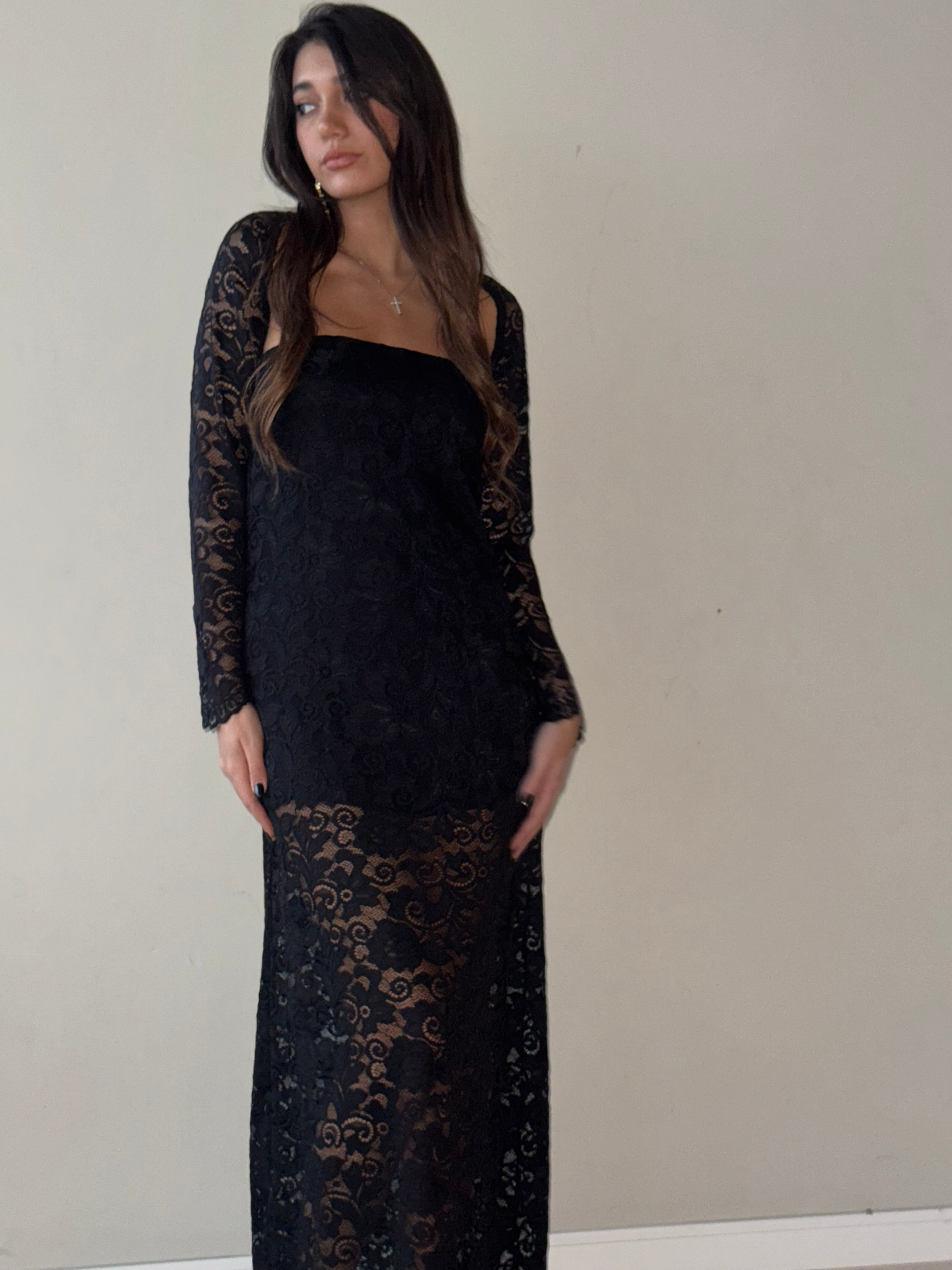 Scarlet Lace Dress