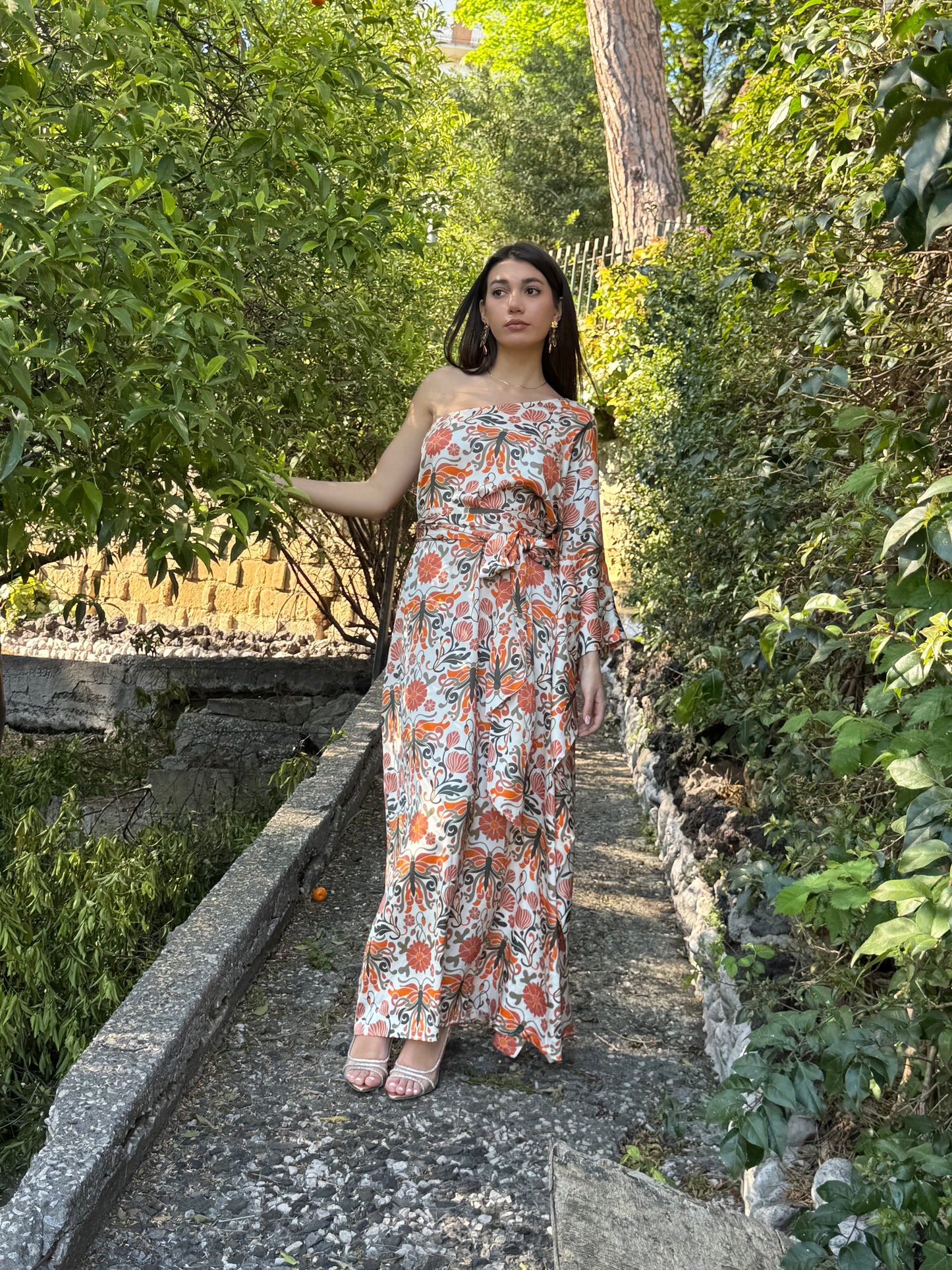 Minerva Kafta Dress Stampa Liberty