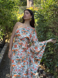 Minerva Kafta Dress Stampa Liberty