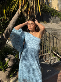 Medea Lace Dress Light Blue