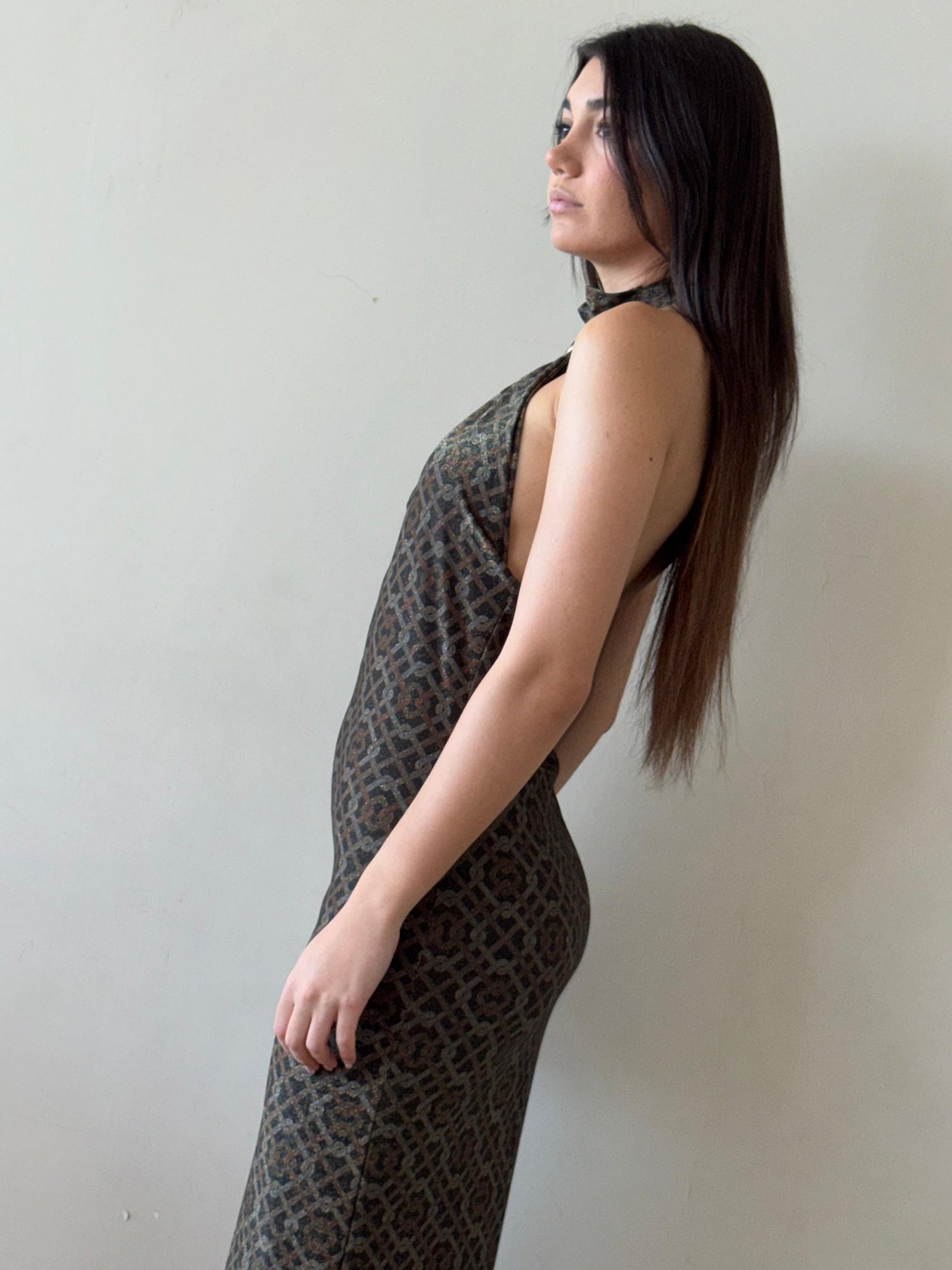 American Ring Dress Lamè Vintage